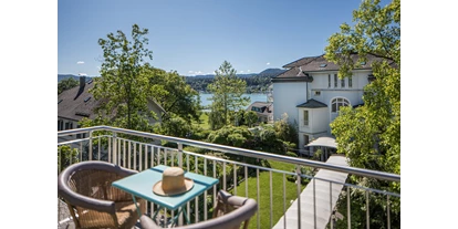 Wanderurlaub - WLAN - Bärndorf (Moosburg, Liebenfels) - Ausblick aus der Gartenvilla - Seehotel Hubertushof