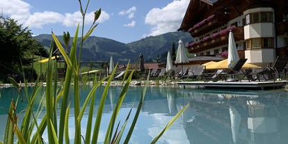 Wanderurlaub - Pools: Außenpool nicht beheizt - Salzburg - Naturpool Hotel Lammwirt Großarl - Hotel Lammwirt