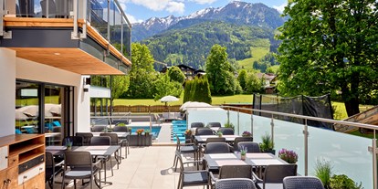 Wanderurlaub - Pools: Außenpool beheizt - Salzburg - Sonnenterrasse - Hotel Sonnblick