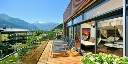 Wanderurlaub - geführte Touren - Leogang - Vulcano Spa Terasse - HOTEL DER SCHÜTTHOF 