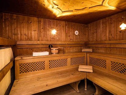 Wanderurlaub - Garten - Colfosco - Finnische Sauna - Hotel Seel Aus