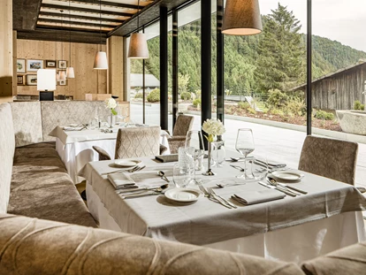 Wanderurlaub - Winterwanderung - Trentino-Südtirol - Speisesaal - Hotel Masl