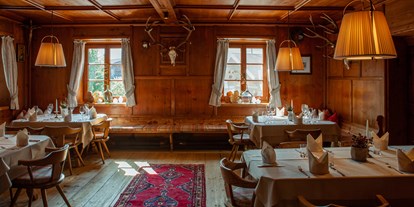 Wanderurlaub - Hüttenreservierung - Fügen - Unser a la carte Restaurant "Alte Stube" - Hotel Zur Post