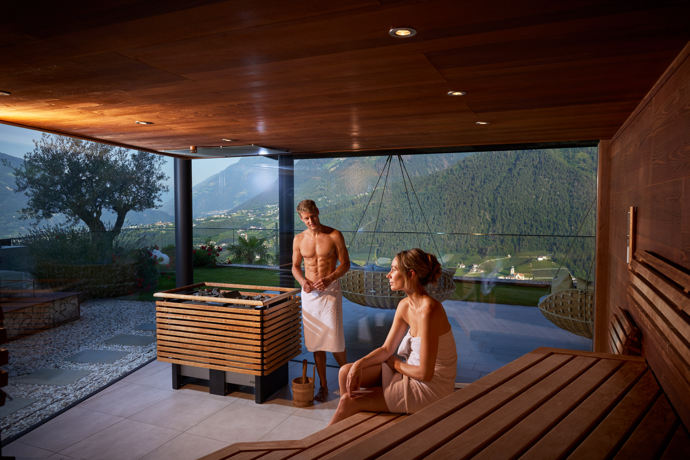 Wanderurlaub - Plaus bei Meran - Sauna - Hotel Das Sonnenparadies