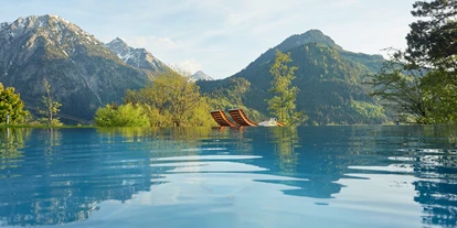 Wanderurlaub - Allgäu - Unser ganzjährig beheizter Infinity-Außenpool - Hotel Prinz-Luitpold-Bad