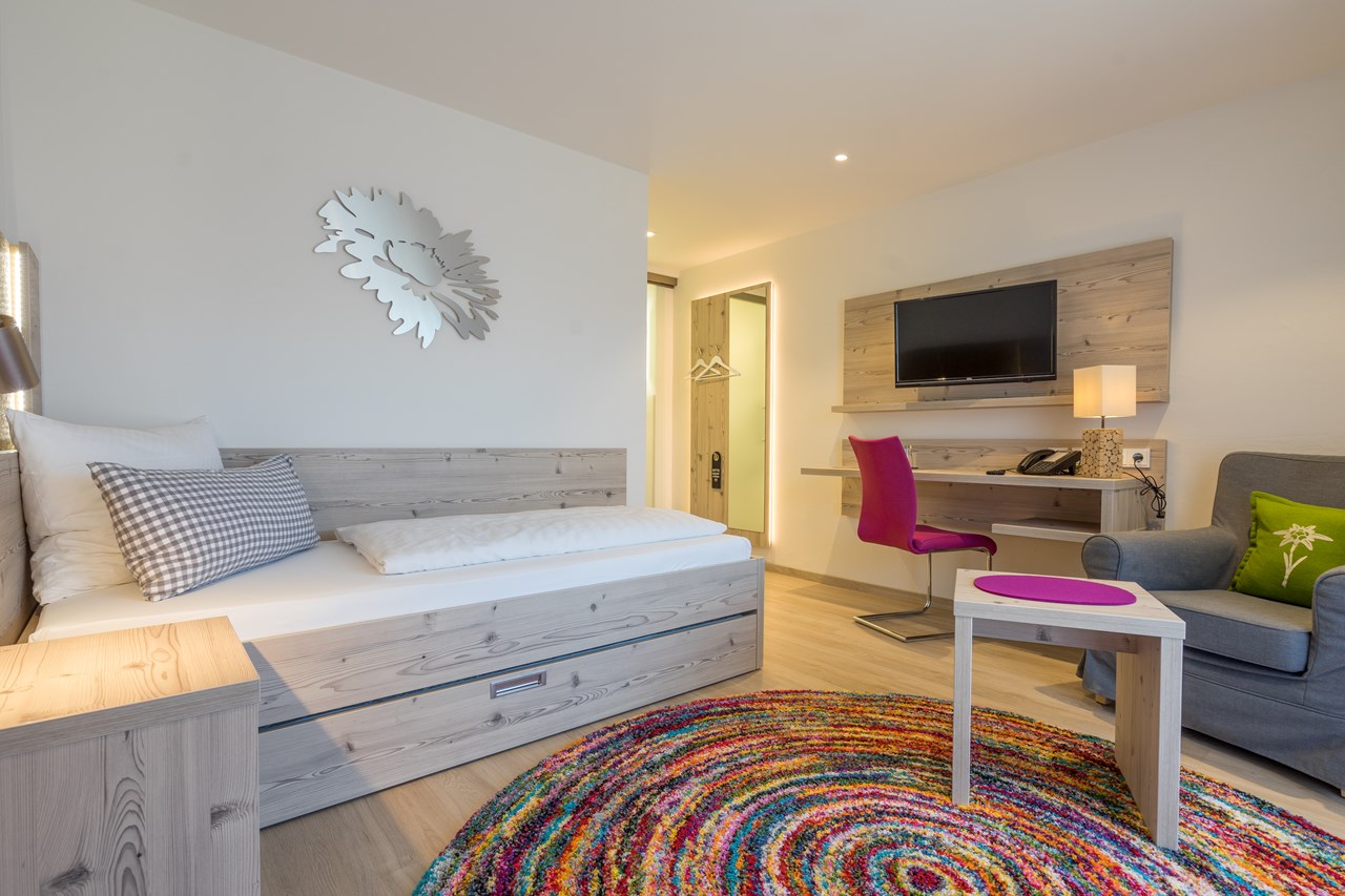 Hotel Garni Gerberhof Adults only 15 plus Zimmerkategorien Einzelzimmer Edelweiß