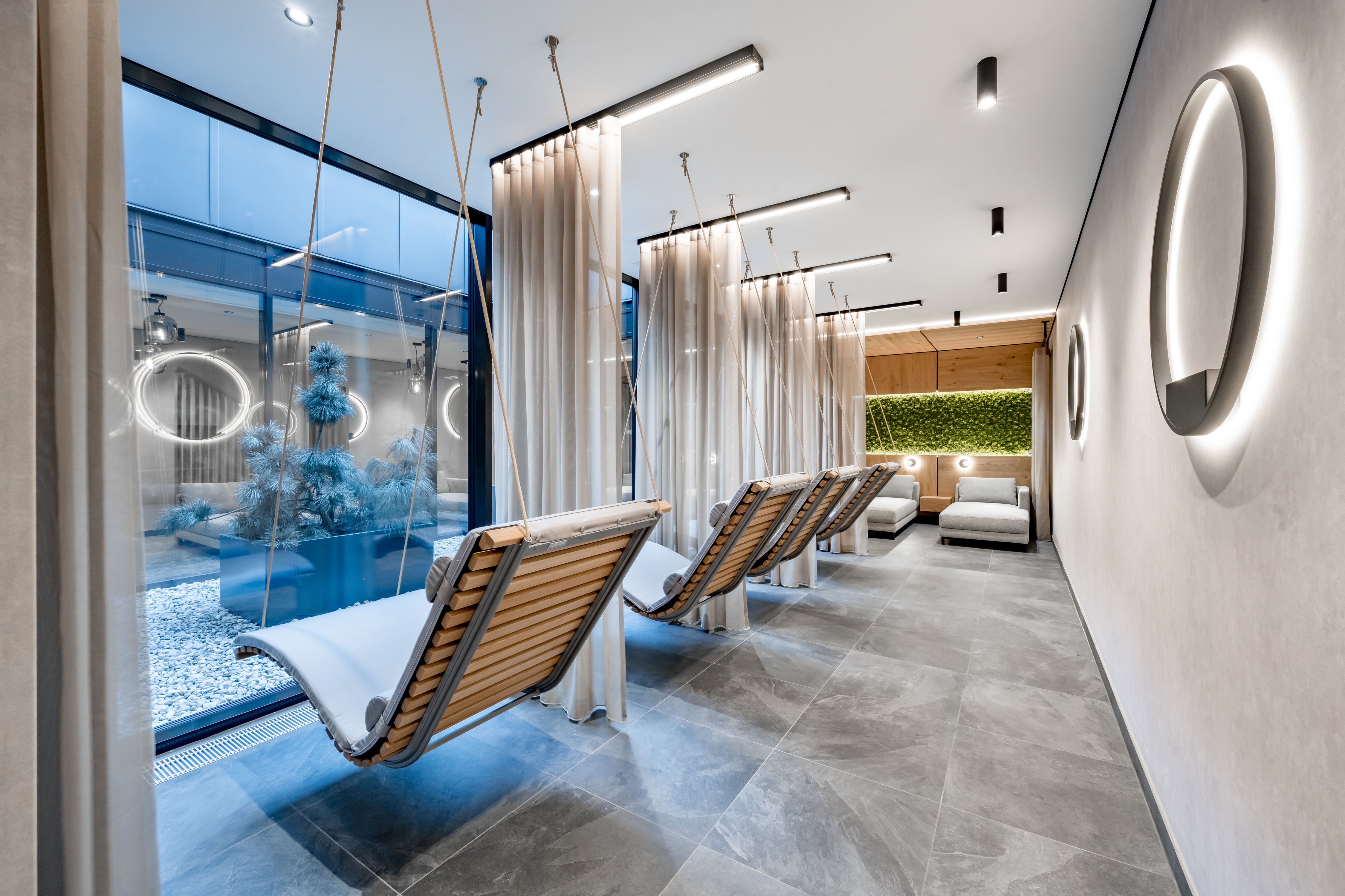 Wanderurlaub - Bergsee - Deutschland - Ruhebereich Atrium - Hotel Ruhpoldinger Hof