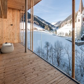 Wanderhotel: Panoramasuite - Winteraussicht - Naturhotel Rainer