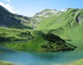 Wanderhotel: beliebte Bergtour zum Schrecksee - Bergsteiger-Hotel "Grüner Hut"