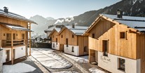 Wanderurlaub - kostenlose Wanderkarten - Unsere Chalets an der Piste im Winter - Liondes Chalets