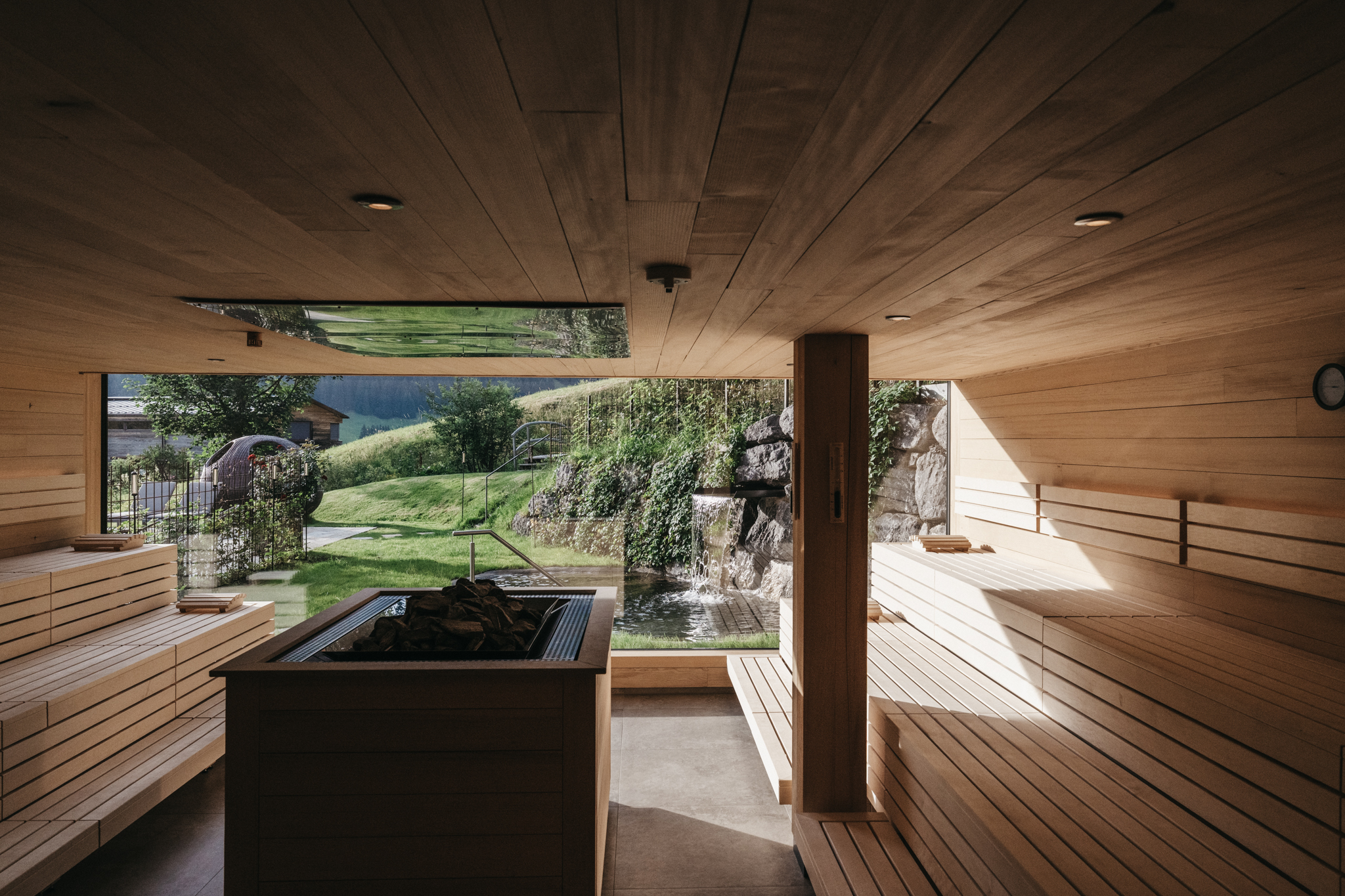 Wanderurlaub - Finnische Panoramasauna - Das Naturhotel Chesa Valisa****s