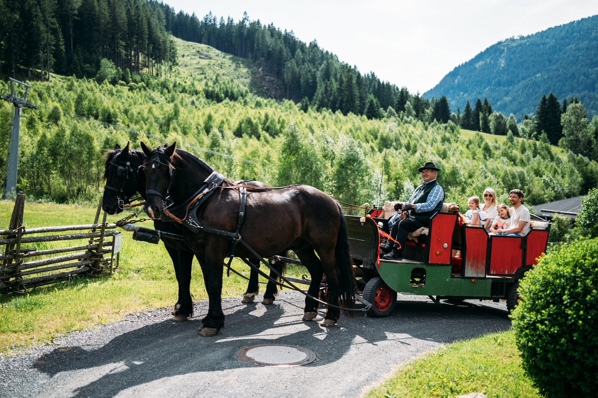 Wanderhotel: Pferdekutschen Erlebnisfahrten - Hotel GUT Trattlerhof & Chalets****S