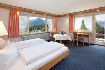 Wanderhotel: Doppelzimmer mit Balkon - Hotel garni Kappeler Haus
