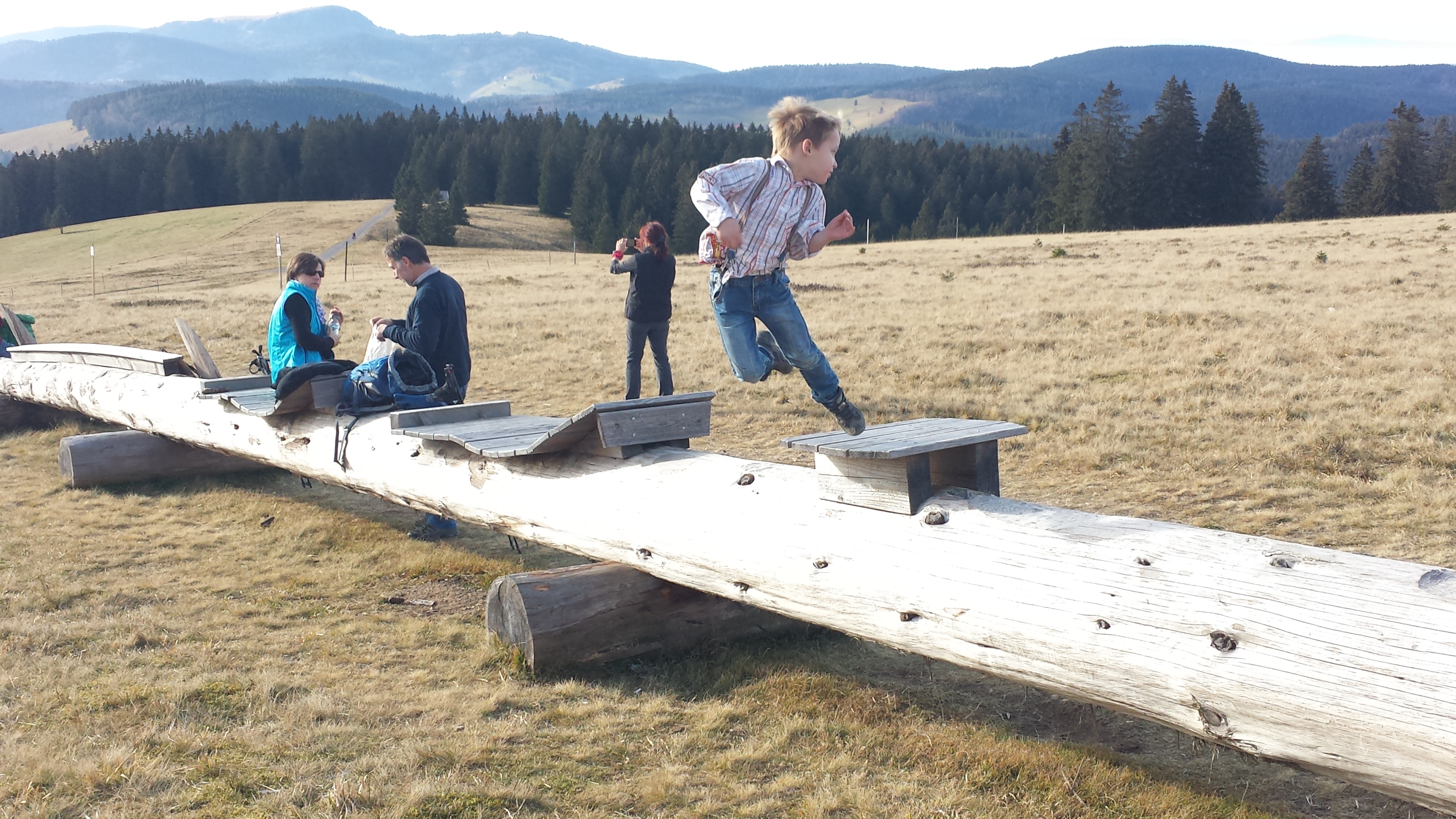 Wanderhotel: Längste Baumliege der Welt am Strübenwasen - Bergseele Privat- & Retreathotel Schwarzwald