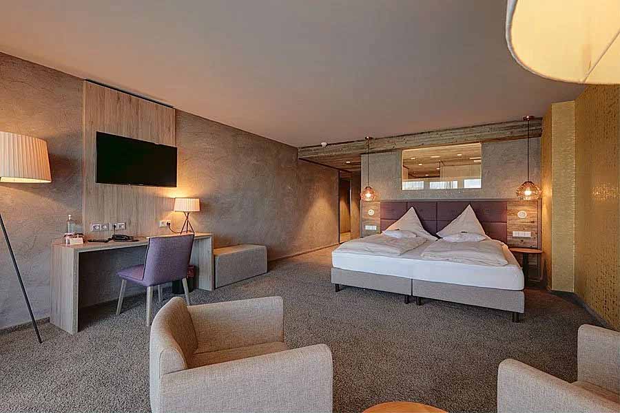 Wanderhotel: Juniorsuite Traumzeit - Wellness Hotel Zum Bräu