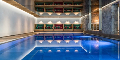 Wanderurlaub - Fahrstuhl - Bayern - Indoorpool mit 18 Metern Länge - Gut Steinbach Hotel Chalets SPA