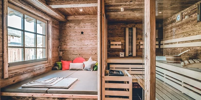 Wanderurlaub - Fahrstuhl - Bayern - Privater SPA-Bereich im Chalet - Gut Steinbach Hotel Chalets SPA