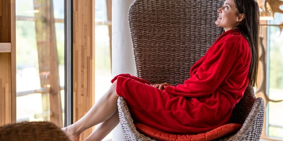 Wanderurlaub - Fahrstuhl - Bayern - Entspannung pur dank verschiedener Ruheoasen im Heimat & Natur SPA - Gut Steinbach Hotel Chalets SPA