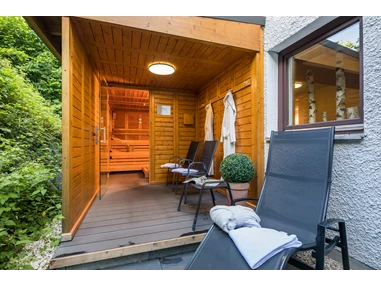 Wanderhotel: Finnische Außensauna im AktiVital Hotel - AktiVital Hotel