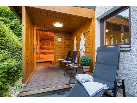Wanderhotel: Finnische Außensauna im AktiVital Hotel - AktiVital Hotel