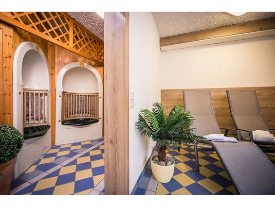 Wanderhotel: Kraxenofen (Heusauna) und Ruheliegen im AktiVital Hotel - AktiVital Hotel