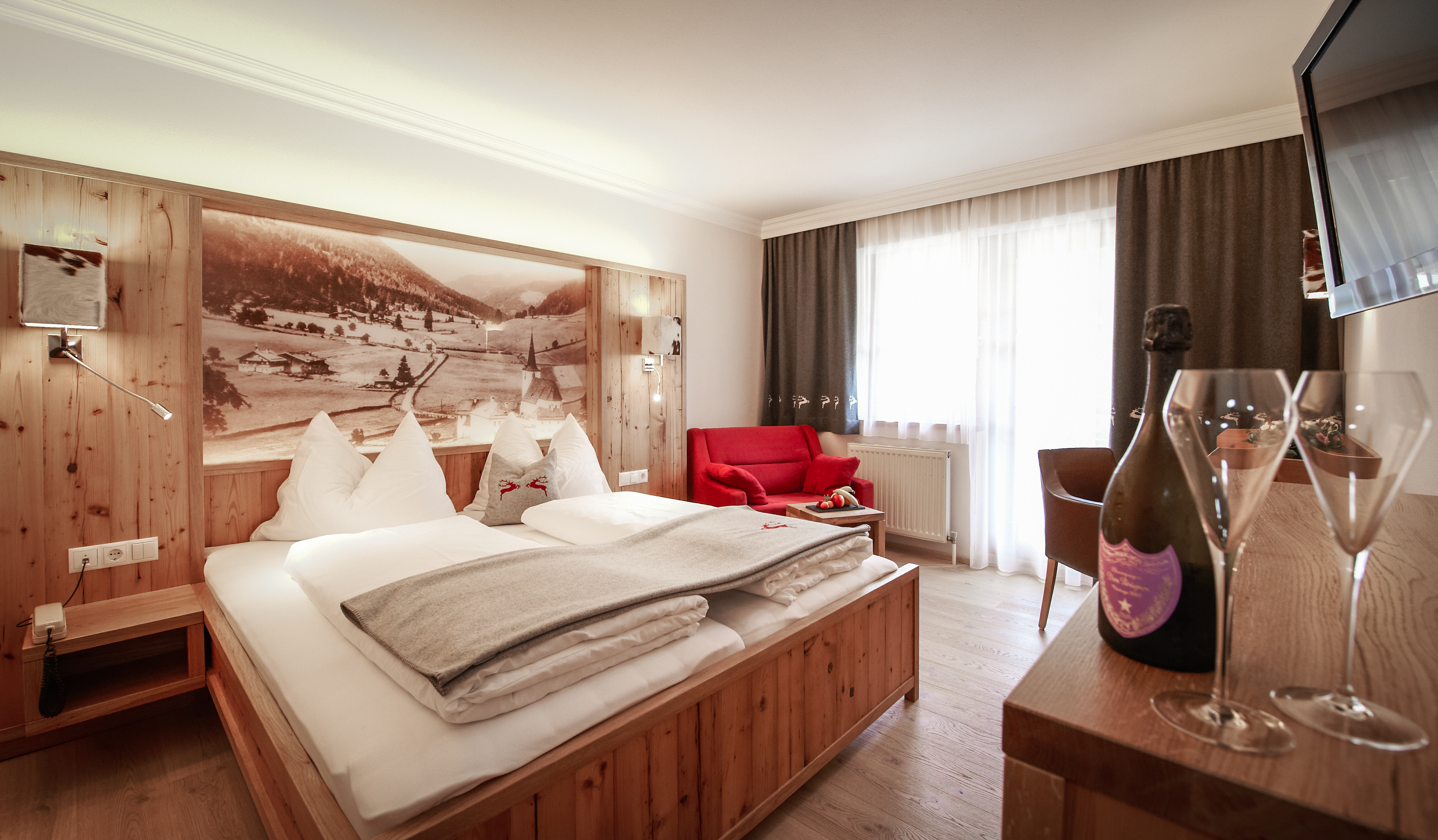 Wanderhotel: Doppelzimmer - Hotel Happy Filzmoos