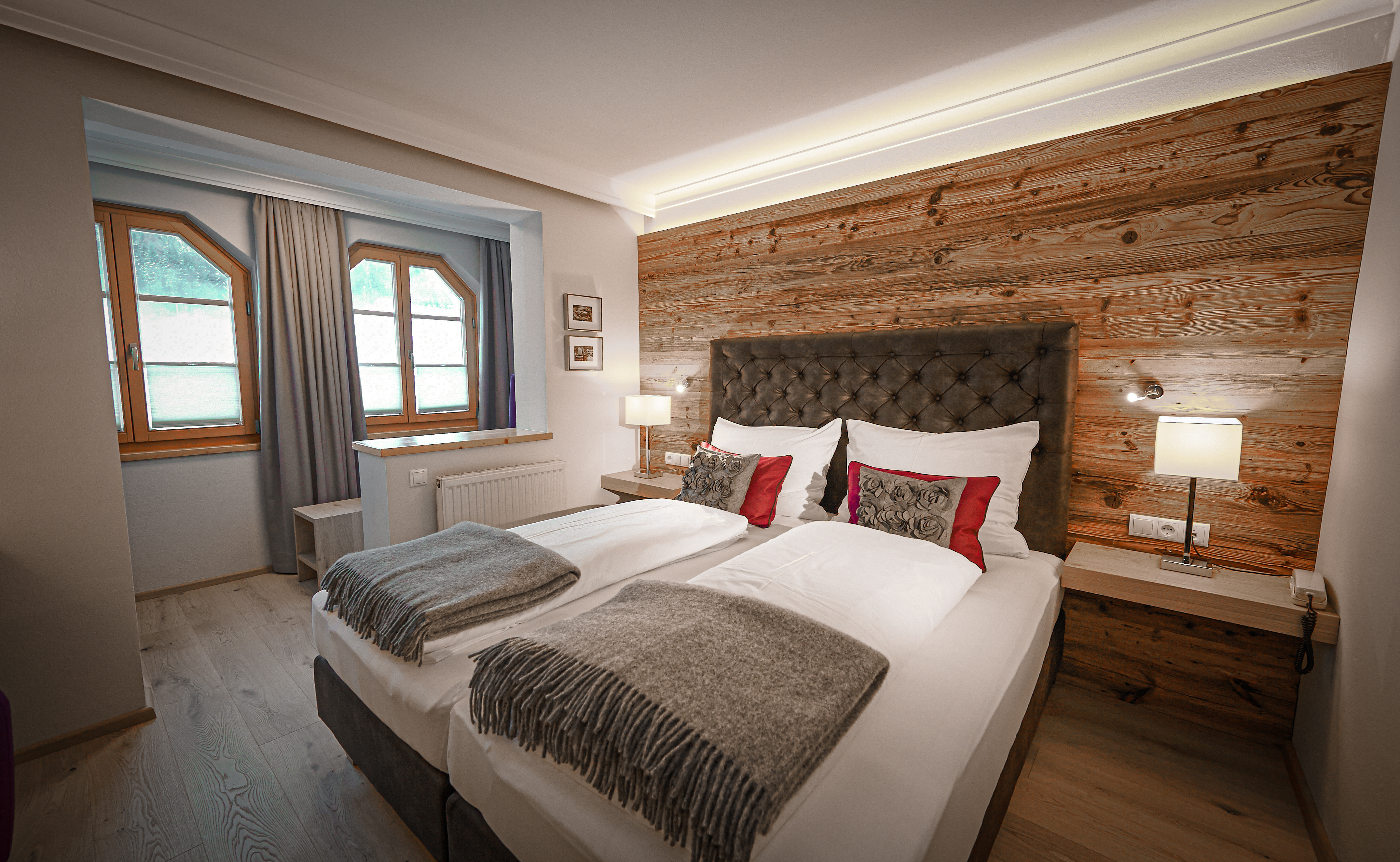 Wanderhotel: Doppelzimmer Wintergarten - Hotel Happy Filzmoos