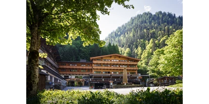Wanderurlaub - Bettgrößen: Doppelbett - Hall in Tirol - Das Naturhotel dieEng
direkt am Großen Ahornboden  - Das Naturhotel -dieEng