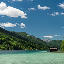 Wanderhotel: Weissensee in der Nähe - immer einen Ausflug wert.  - Sattleggers Alpenhof & Feriensternwarte