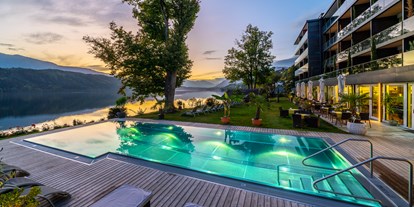 Wanderurlaub - Pools: Infinity Pool - Kärnten - Villa Postillion am See