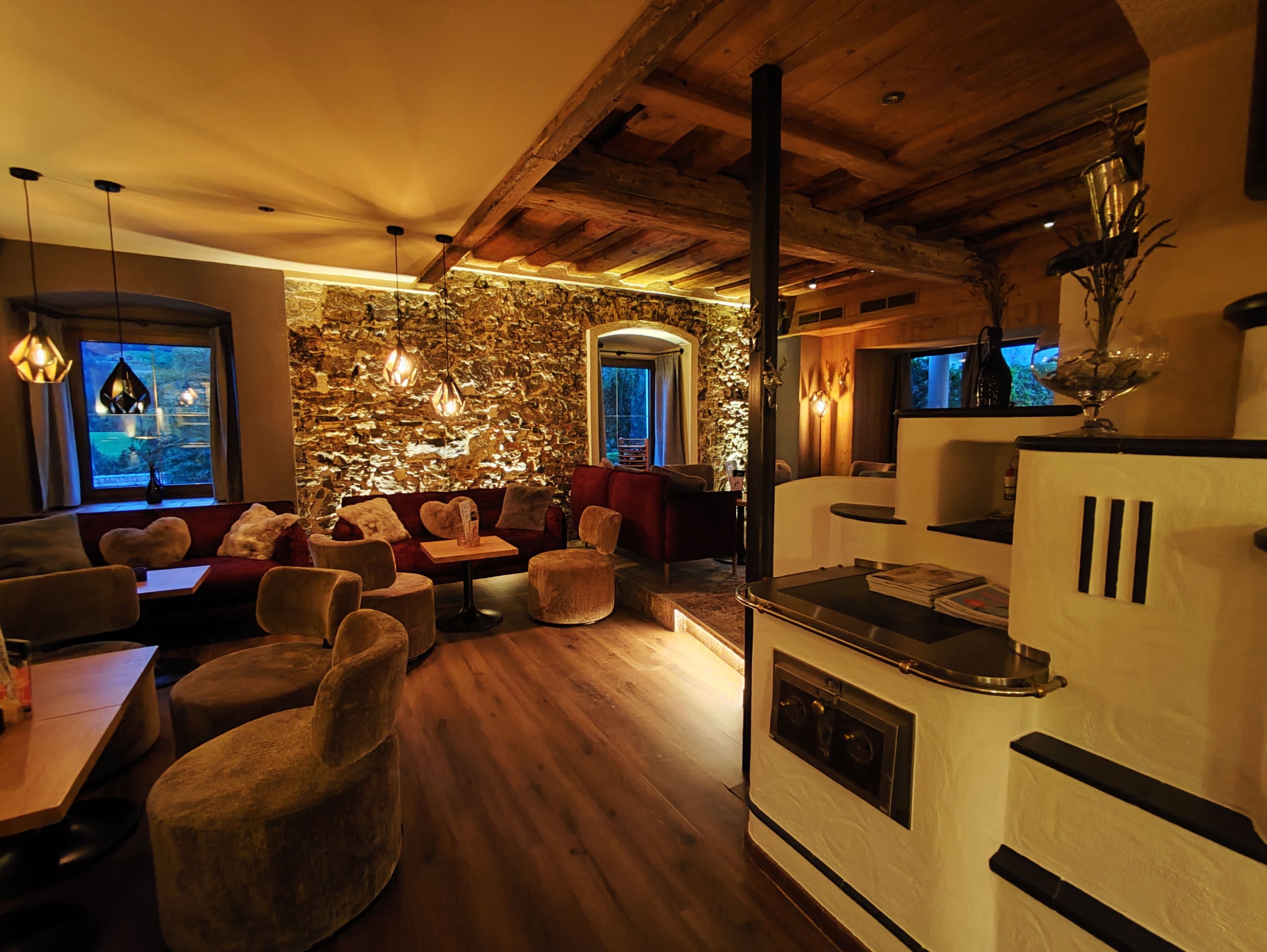 Wanderhotel: Unsere Lounge - Landhotel Das Socker