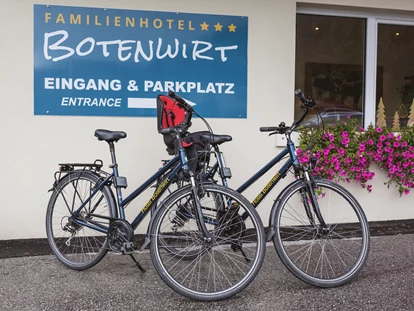 Wanderurlaub - Fahrstuhl - Leihfahrräder - Familienhotel Botenwirt ***S