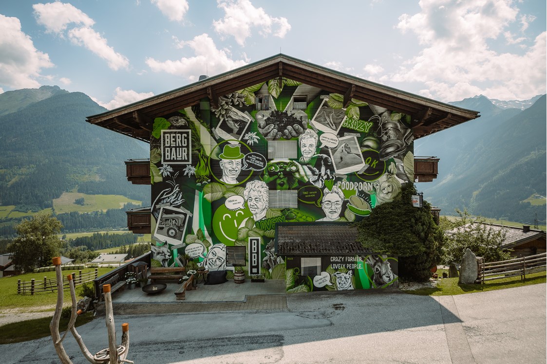 Wanderhotel: Alpine Jungle (Mural Art) - BergBaur