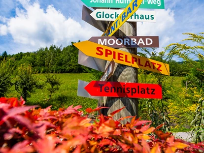 Wanderurlaub - Fahrstuhl - Wegweiser - Hotel Glocknerhof