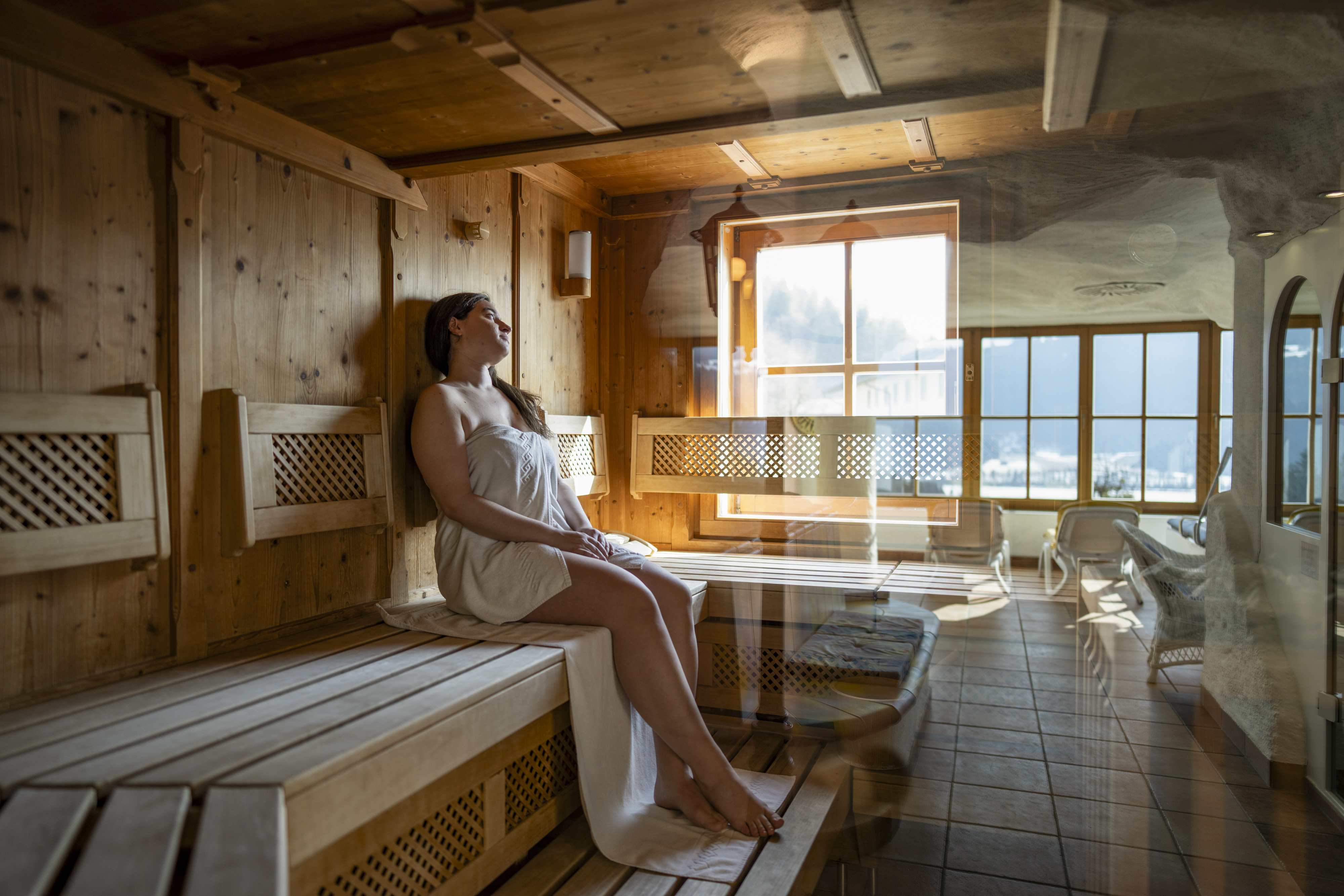 Wanderurlaub - Garten - Österreich - Entspannung in der Sauna - Hotel Glocknerhof