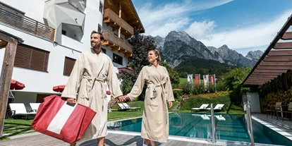 Wanderurlaub - Fahrstuhl - Hotel Salzburger Hof Leogang