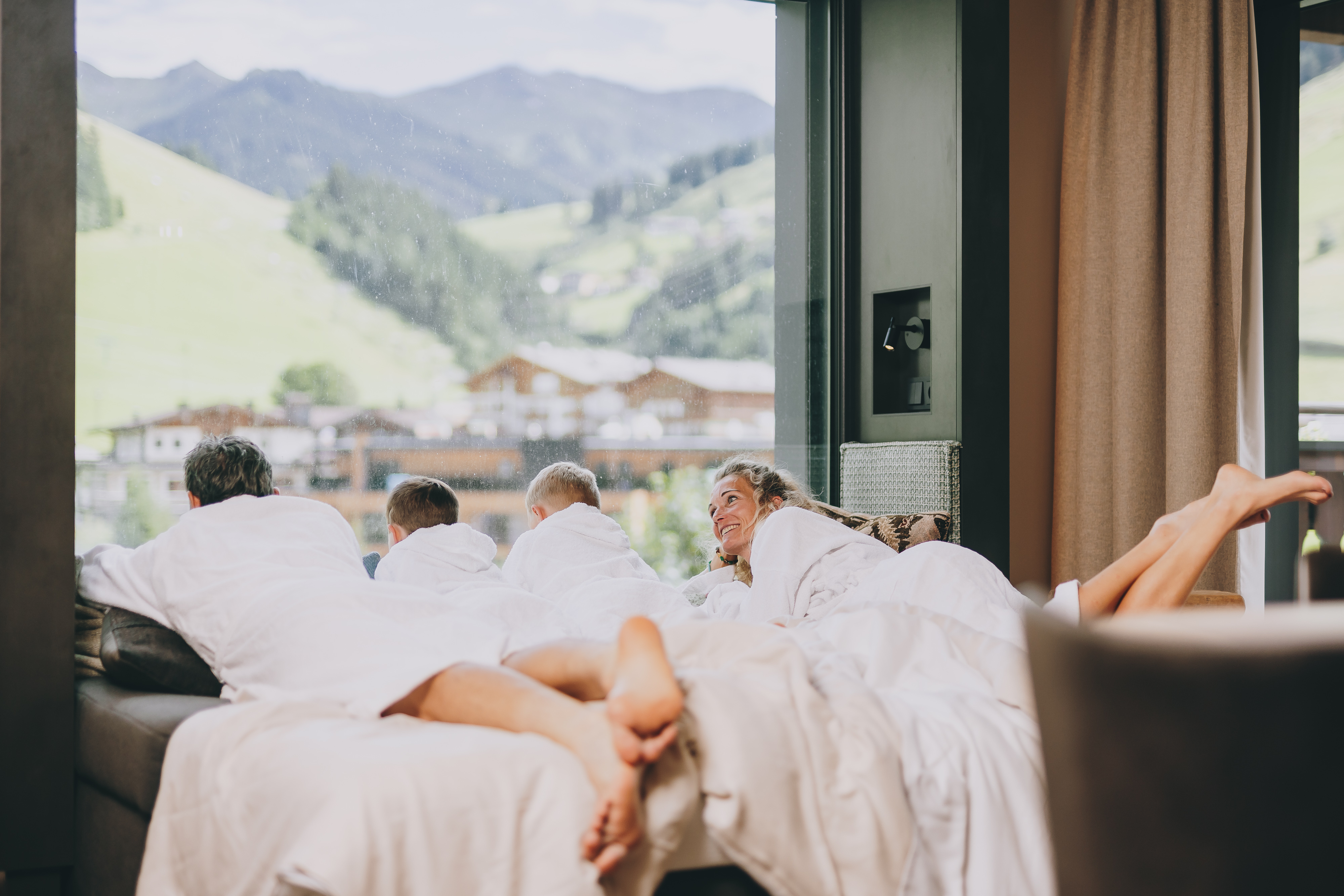 Wanderhotel: Aussicht im Zimmer - THOMSN Central Hotel & Appartements