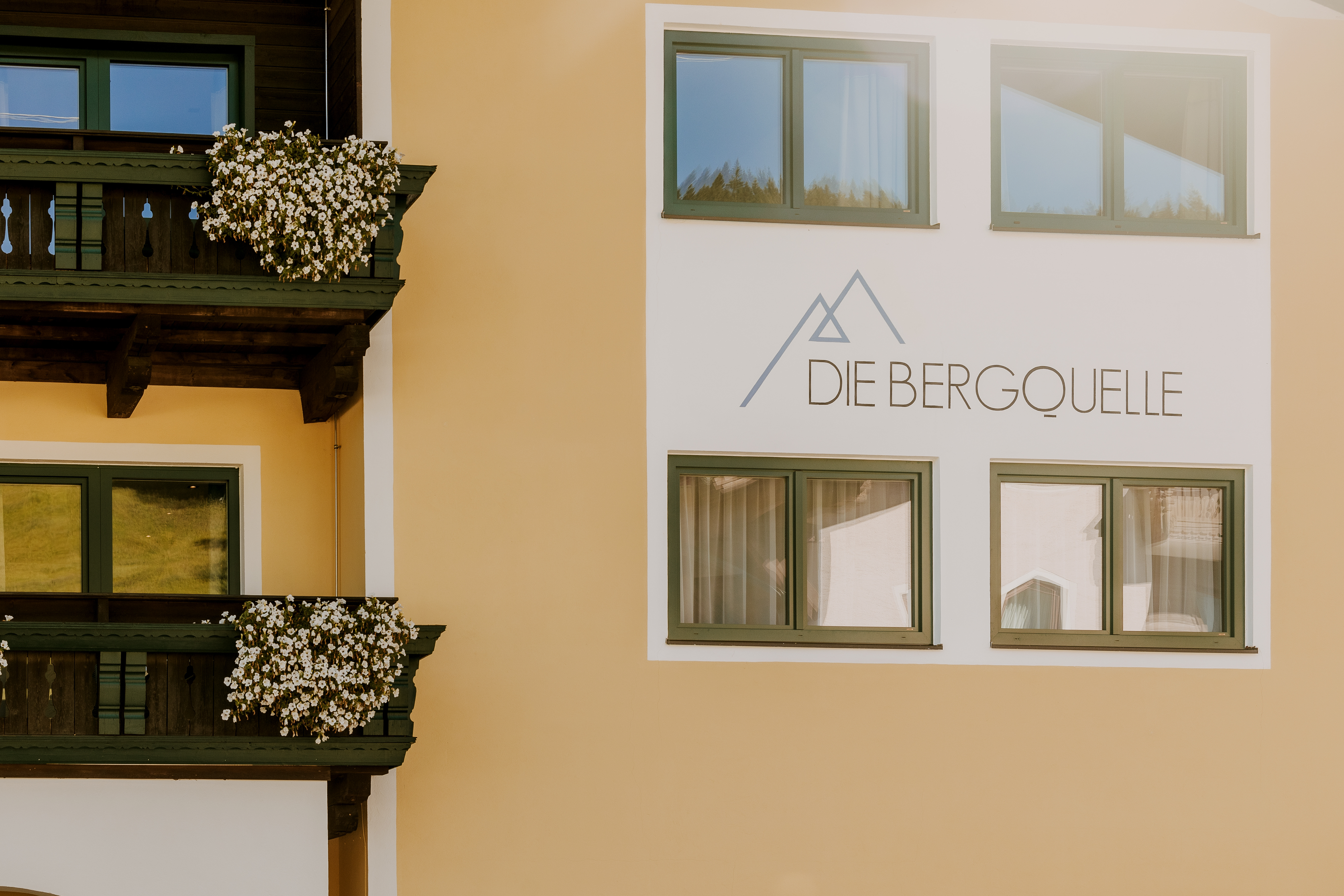 Wanderhotel: Außenansicht im Sommer - B&B Hotel Die Bergquelle