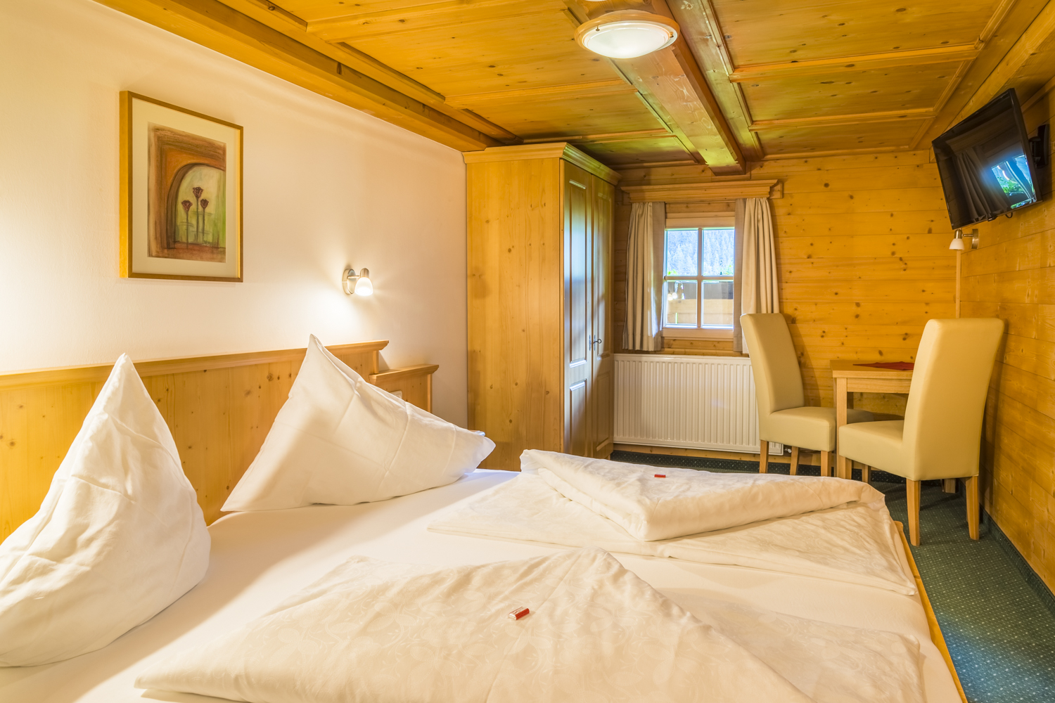 Wanderhotel: Zimmer Chalet Bascht - Chalet Marolden