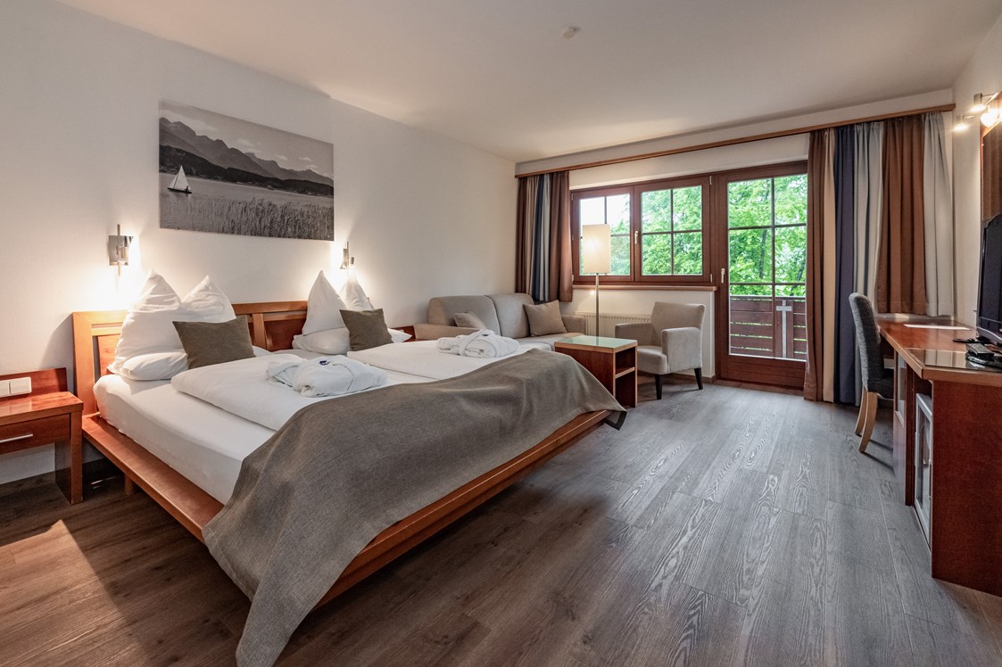 Wanderhotel: Zimmer Avantgarde mit Balkon - Alpen Adria Hotel und SPA
