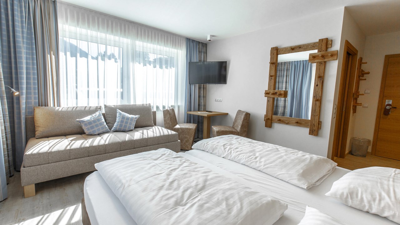 Rosentalerhof Hotel und Appartements Zimmerkategorien Alpin-Familienzimmer