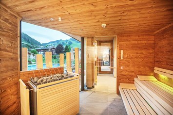 Wanderhotel: Sauna mit Bergblick - Rosentalerhof Hotel und Appartements