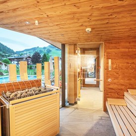 Wanderhotel: Sauna mit Bergblick - Rosentalerhof Hotel und Appartements