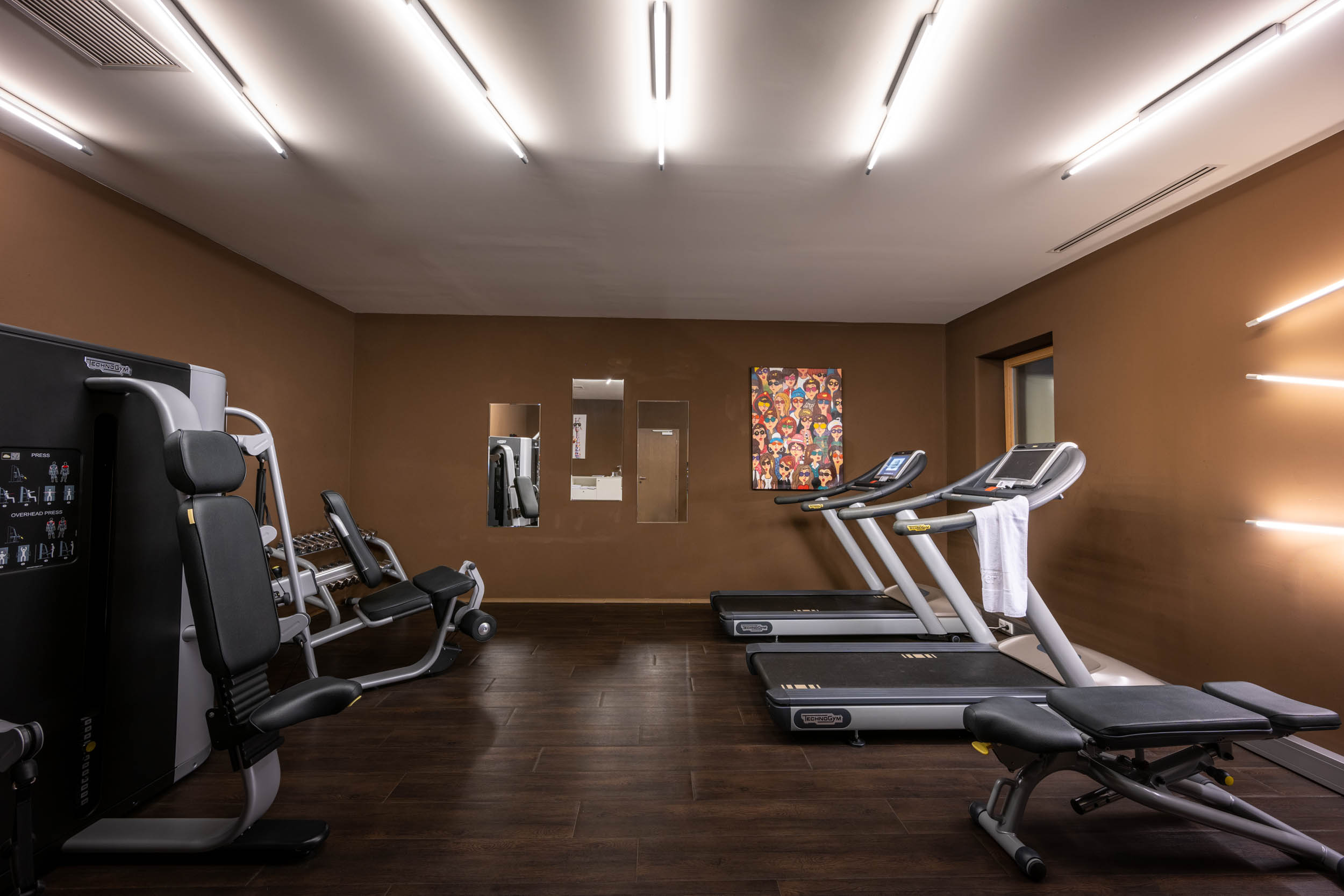 Wanderhotel: Fitnessraum - Hotel Verwall