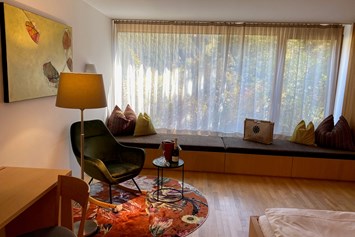 Wanderhotel: Panoramasuite im Nebengebäude Bonawinkel - auch als Ferienwohnung buchbar - Bio-Hotel Saladina