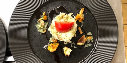 Wanderurlaub - Klassifizierung: 3 Sterne - Herbstliche Vorspeise mit Pfifferlingen - Bio-Hotel Saladina