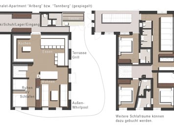 Vital Chalet Schröcken am Arlberg Zimmerkategorien Apartment Tannberg