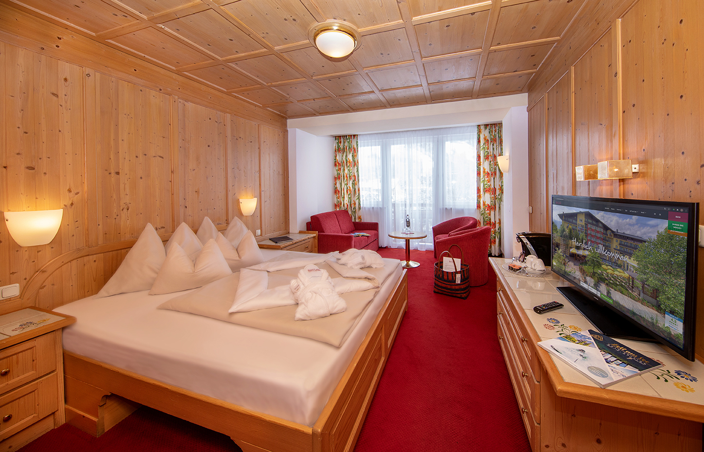 Wanderhotel: Doppelzimmer "Enzian" - Hotel Latini 