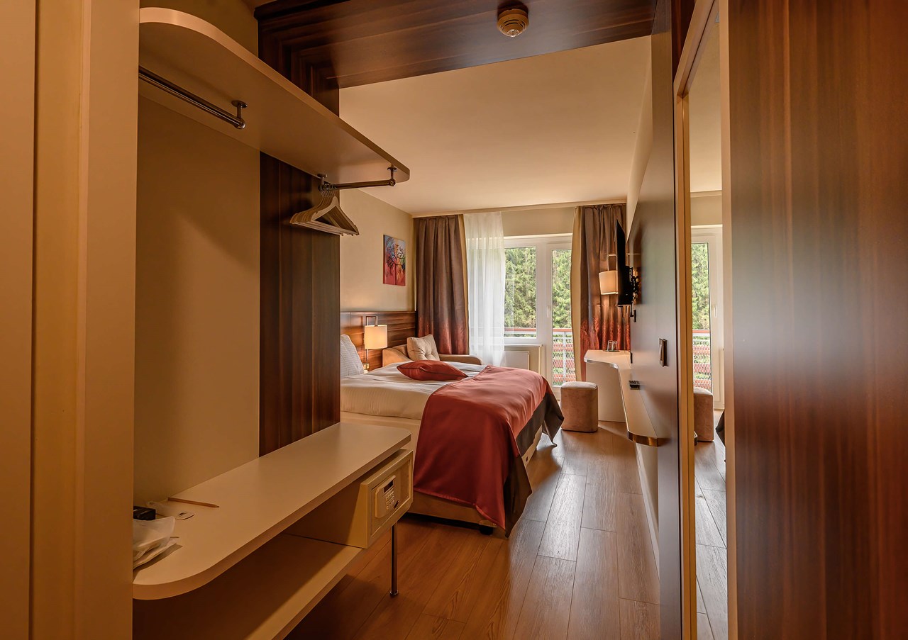 Hotel Schwarzbachtal Hideaway Zimmerkategorien Doppelzimmer mit Balkon