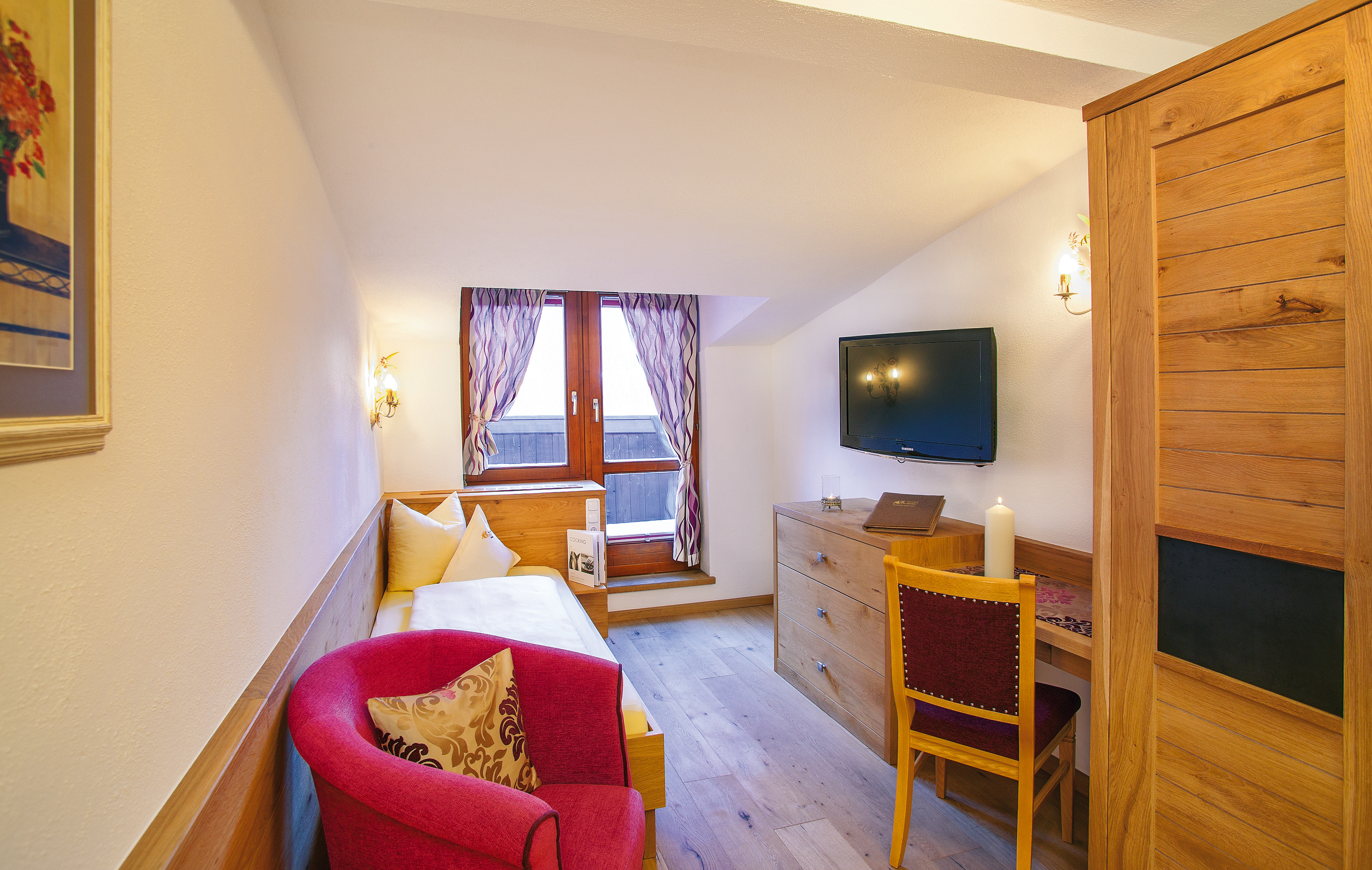 Hotel Sonne Zimmerkategorien Einzelzimmer "Kat. B"